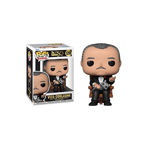 Funko POP! Movies: The Godfather 50th - Vito Corleone - Figuras Miniaturas Coleccionables Para Exhibición - Idea De Regalo - Mercancía Oficial - Juguetes Para Niños Y Adultos - Fans De Movies