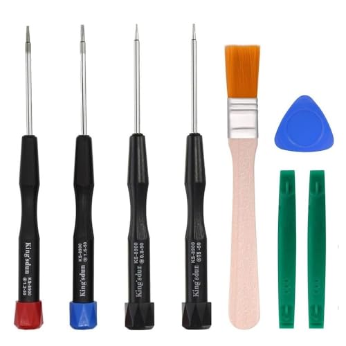 Juego de 8 destornilladores Pentalobe, 5 puntos de estrella de 0,8 mm, 1,2 mm y 1,5 mm, Pentalobe Screwdriver o P2 P5 P6 o Ts1 Ts4 Ts5 y T5 Torx para iPhone MacBook Pro Air Reparación Set de
