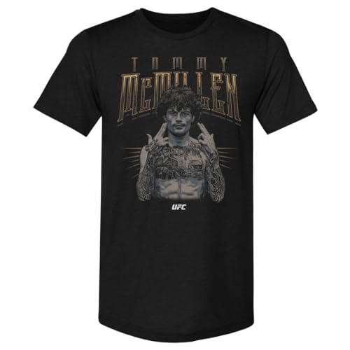 500 LEVEL UFC Tommy McMillen UFC Pose Men's Premium T-Shirt (Tri Black, L)