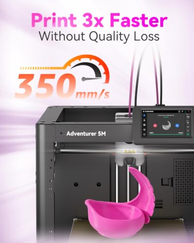 Image of VOXELAB HS PLA+ Filament 1.75mm, High Speed PLA Plus 3D Printer Filament, 1kg (2.2lbs) for Most FDM 3D Printers, Enhanced Toughness & Smooth Printing, Superior Layer Adhesion(Magenta)