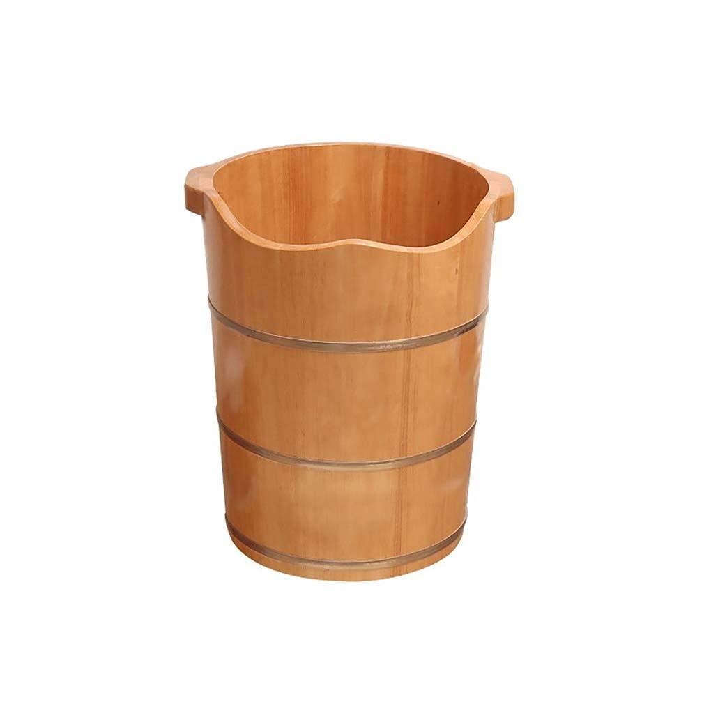 Vaschetta per i Piedi, Secchio per Vasca per pediluvio, Massaggio, Spa, Sauna, Ammollo, Secchio per pediluvio in Legno Spa per Piedi Lavabo per Uso Domestico charitable