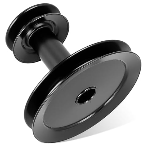 UP2WIN 756-04196A Spindle Pulley Compatible with Troy-Bilt Pony Bronco TB42 TB46, 756-04196 Engine Pulley Compatible with MTD LT3800 T1000 T1200 LT2000 Cub Cad et LTX1040, Replace 956-04196 956-04196A Cover