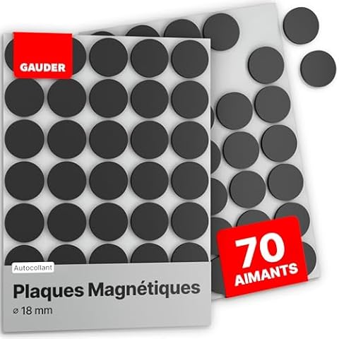 Plaques magnétiques autocollantes GAUDER Cover