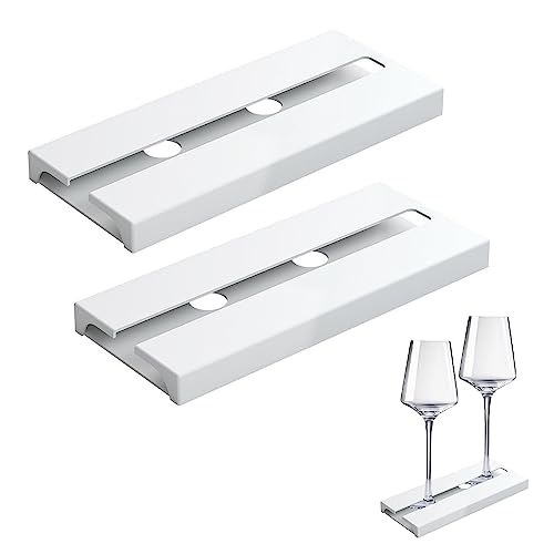 Set Di 2 Porta Bicchieri Da Appendere Con Viti - Porta Bicchieri Da Appendere Con Viti Porta Bicchieri Da Appendere 35 X 11 Cm Porta Bicchieri Da Appendere Per Bar E Cucina 88043675