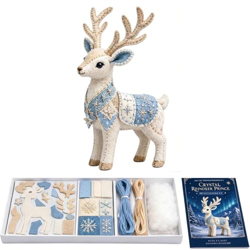 Regalo creativo para niños con kit de costura de animales míticos 3D de fieltro coleccionables