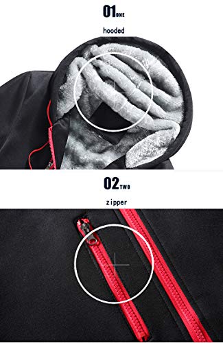 D.IIZOO 裏ボアパーカー セットアップ メンズ ジャージ上下2