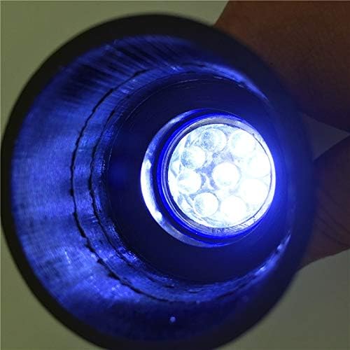 5 PCS Incubator Egg Tester Flashlight Light Egg Candling Lamp(Blue) (Color : Blue) (Silver)
