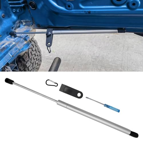 HOLACAR ジムニー バックドアダンパー フリーストップ JB64 バックドアオープナー 車検対応 純正交換 リアゲートダンパー サポートダンパー 耐久性 リアハッチ ジムニーシエラ JB74 (シルバー) リアゲートにスペアタイヤがある場合にのみと道