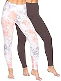 Felina Velvety Super Soft Lightweight Leggings- 6 Pack - Yoga Pants, Workout...
