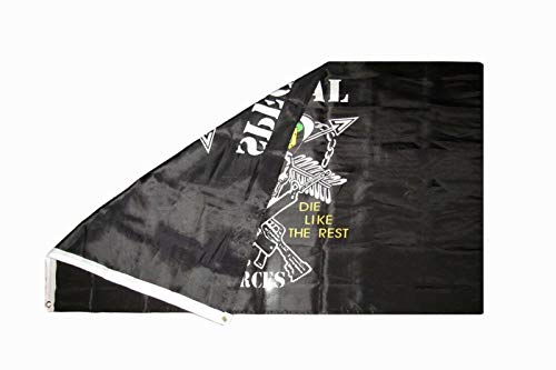 3x5 Special Forces Green Beret Mess With The Best Die Like The Rest Flag 3'x5' Vivid Color and UV Fade Resistant Canvas Header and polyester material - Thumbnail 2