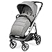Peg Perego Veloce - Compact Full Featured Lightweight Stroller - Compatible with All Primo Viaggio 4-35 Infant Car Seats - Made in Italy - Mercury (Grey)
