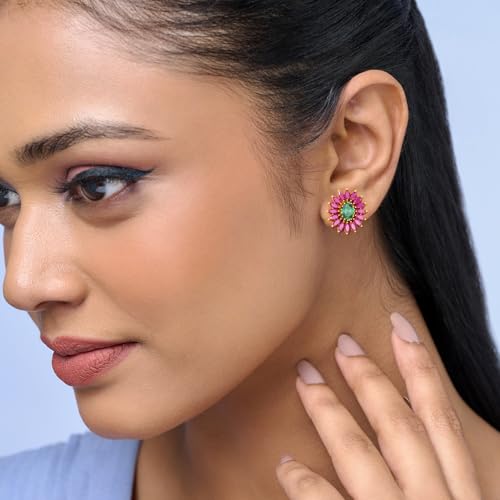 Image of Joyalukkas 22k (916) Purity BIS Certified Flora Women Earring For Women
