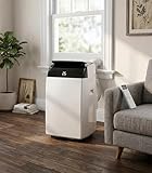 Portable Air Conditioner with 10000 BTU Cooling, 30L/Day Dehumidifier & Quiet Fan Modes. Energy A Rated for Rooms Up to 500 Sq Ft, Featuring Digital Display, Remote, 24H Timer & Easy-Roll Wheels