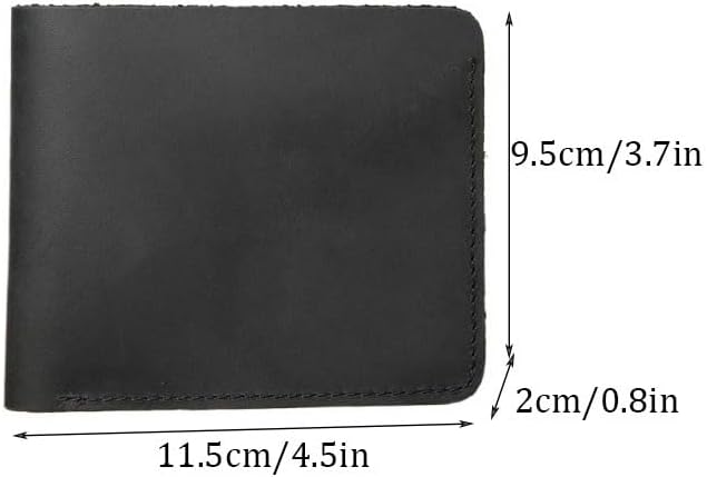Extra Capacity Travel Wallet for Men Genuine Leather Short Wallets
