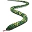 Giant Plush Snake Stuffed Animal - 110 Inch Blue Snake Toy For Kids & Halloween Decor