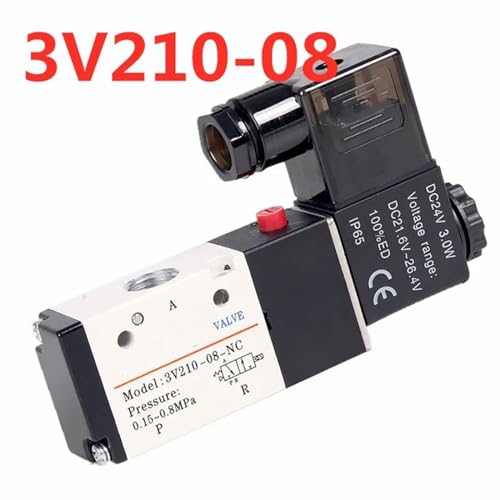 Vanne solénoïde pneumatique 3V210-08 AC 220V filetée BSPT