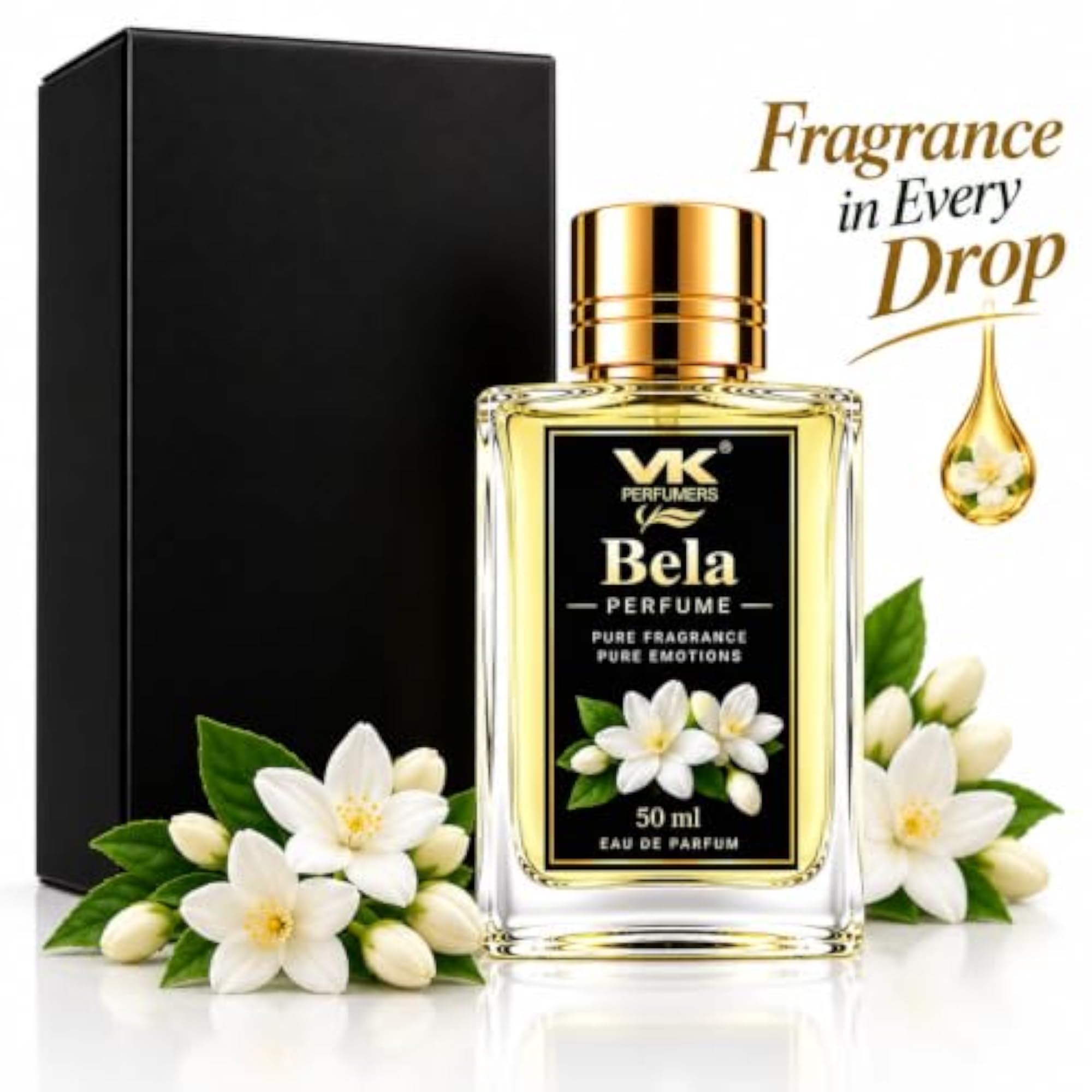 Bela Perfume Eau De Parfum for Men & Women, Premium Floral Fragrance