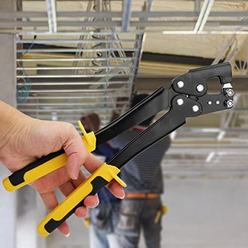 CYSFETENA Steel Metal Stud Crimper, Fixed Punching Plier for Ceiling Decoration, Profile Crimping Pliers, Sheet Metal Crimper for Light Steel Keels Decoration Ceiling by CYSFETENA - Used condition - US$9.94