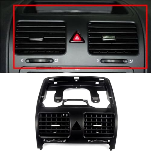 Grille de climatisation centrale pour Golf 5 tableau de bord 2004-2009 - 5