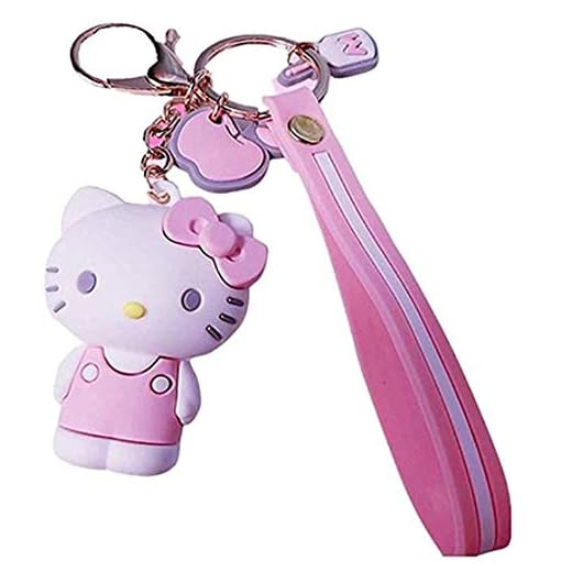 Hello Kitty Key Chain for Girls Women ❤Hello Kitty Gifts❤ | Hello Kitty Figures Sanrio Birthday Gift Bag Accessories (Hello Kitty 1)