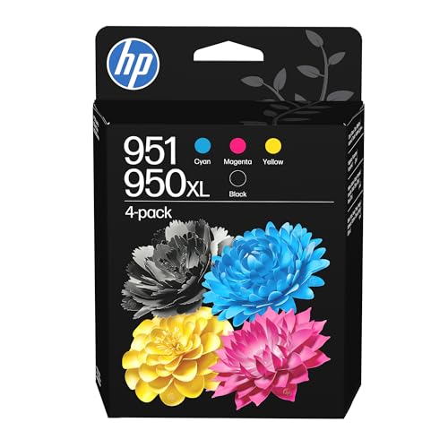 HP 950/951 Black/Cyan/Magenta/Yellow Original Ink Cartridges Multipack (C3WK1AE) - Works OfficeJet Pro 251 276 8100 8600 8610 8616 8620 8640 276dw