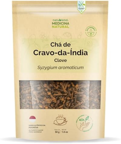 Cravo da Índia Para Chá, Importado da Indonésia, Botões Florais S...