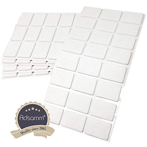 Adsamm® / 120 x feltrini autoadesivi / bianchi /