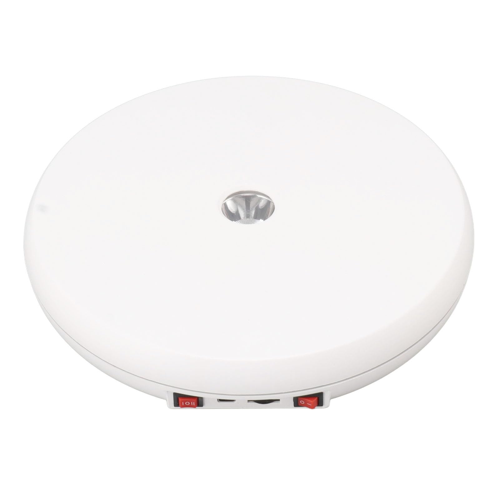 Fabater Elektryczny Obrotowy stół Wystawowy, 25 Cm 20 Kg Nośność (WHITE)