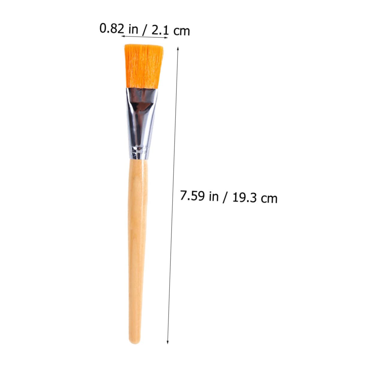 LIFKOME 3Pcs Facial Mask Applicator Brush DIY Beauty Tool with Natural Handles for Even Application of Gel and Masks Easy to Beauty