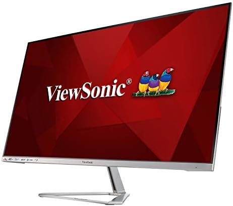 ViewSonic VX3276-4K-MHD 32 Inch 4K Ultra HD Monitor with HDR10 Support, 2 x HDMI, DisplayPort, Mini DisplayPort, Eye Care for Work and Entertainment at Home