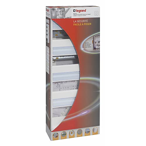 LEGRAND - Tableau Électrique 4 Rangées/52 Modules Drivia - Tableau Électrique Nu avec Borniers - 625 x 250 x 103,5 mm - Fabriqué En France - Blanc