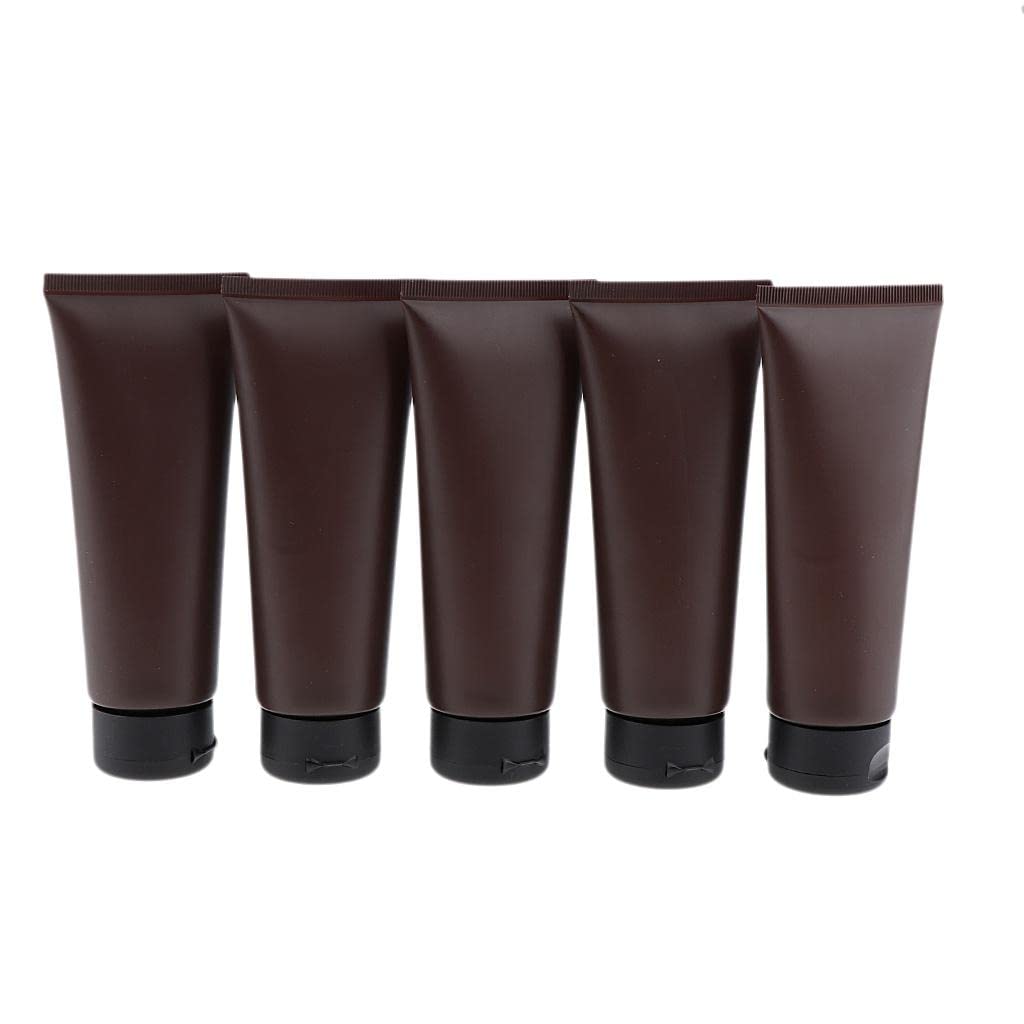 5x Empty Squeeze Tube Makeup Lotion Container Face Wash Cream Bottle 100ml-picture-44