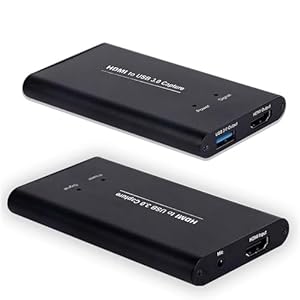 KuWFi Capturadora de Video, USB 3.0 Game Capture HD Dispositivo