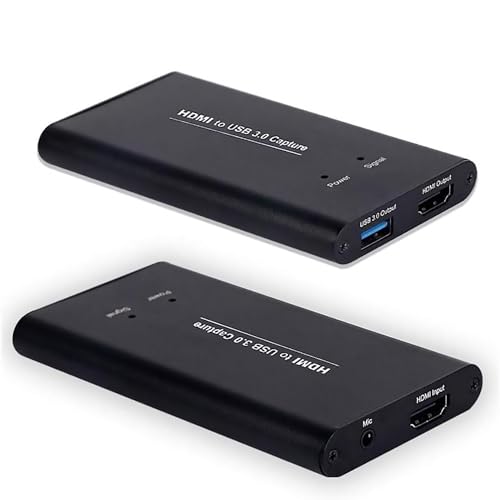 KuWFi Capturadora de Video, USB 3.0 Game Capture HD Dispositivo