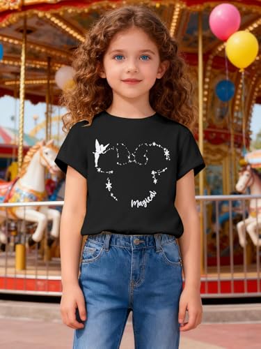 Image of Magical Shirts for Girls Animal Kingdom Shirt Kid Magic Princess T Shirt Castle Graphic Tees Summer Short Sleeve Tops