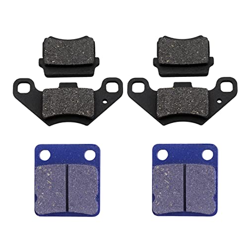 PRO BAT ATV Front + Rear Disc Brake Pads Shoes for 50cc-250cc ATVs Quad Bikes 4 Wheelers Dune Buggies Go Karts Go Carts Dirt Bikes Pit Bikes Off Roads Motorbikes TaoTao Roketa Sunl