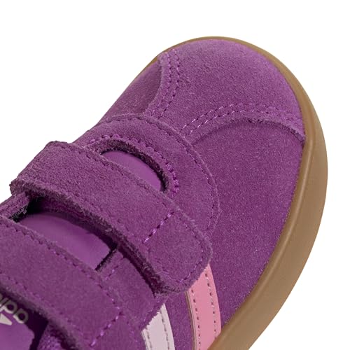 Image of adidas Boys Vl Court 3.0 Slip On Sneakers Shoes Casual - Pink, White