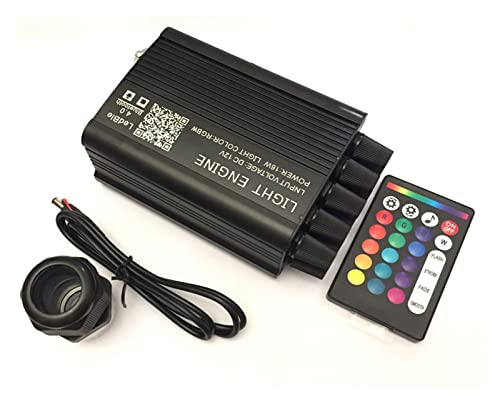 Motor de fibra óptica RGBW para techo de coche y cielo estrellado con control por App y mando