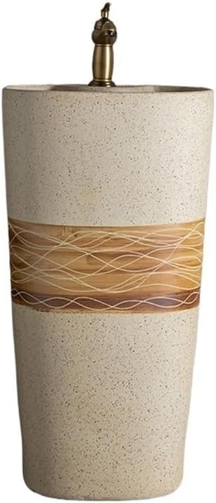Bathroom Sinks Outdoor Pedestal Sink With Faucet And Drain Kit Bathroom Floor-standing Wash Basin