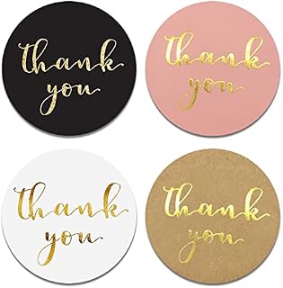 Thank You Stickers, 1056pcs Circle Labels Stickers 1 Inch Thank You Sticker Small Business for Packaging Party Gift Wrap Bag Wedding Birthday