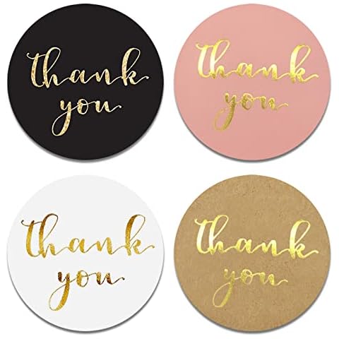 Thank You Stickers, 1056pcs Circle Labels Stickers 1 Inch Thank You Sticker Small Business for Packaging Party Gift Wrap Bag Wedding Birthday Cover