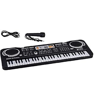 Enfants Piano Clavier électrique, 61 Touches avec Microphone éducation Toy Musique Enfants Jouet éducatif, enseignement… - Les Beatles, Paul McCartney, John Lennon, RIngo Starr, George Harrison Enfants Piano Clavier électrique, 61 Touches avec Microphone éducation Toy Musique Enfants Jouet éducatif, enseignement… – Image 7