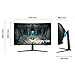 Samsung Odyssey G65B Smart Gaming Monitor S32BG650EU, 32 Zoll, VA-Panel, WQHD-Auflösung, AMD FreeSync Premium Pro, 1000R Bildschirmkrümmung, 1 ms (G/G) Reaktionszeit, Bildwiederholrate 240 Hz, Schwarz