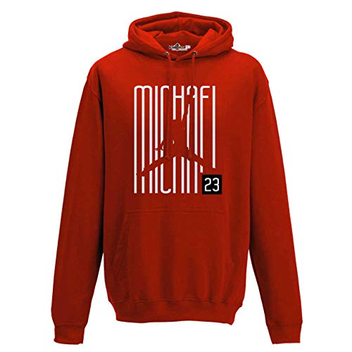 sudadera jordan roja hombre