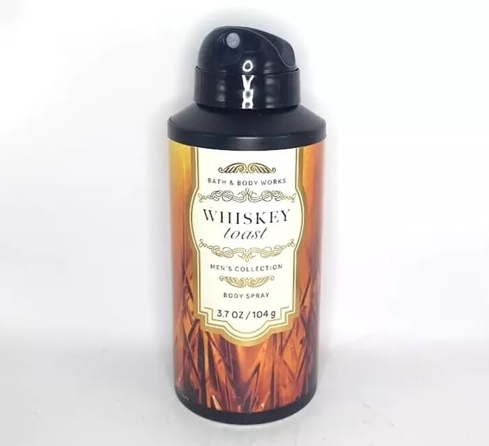 Bath and Body Men's Collection Body Spray Cologne Mist WHISKEY TOAST 3.7 oz