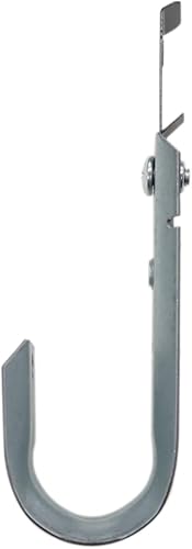 Miniatura 4 de Xadnitu Soporte de cable de 1 516 pulgadas, gancho en J con clip en W, soporte de cable de metal resistente, ganchos en J para fijar rejilla de