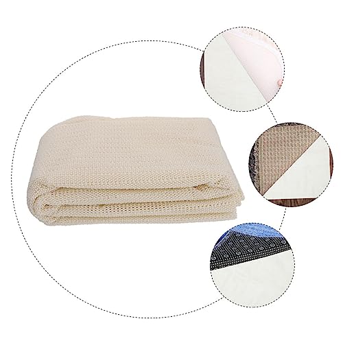 Alfombrilla de suelo beige antideslizante y resistente para el hogar 8
