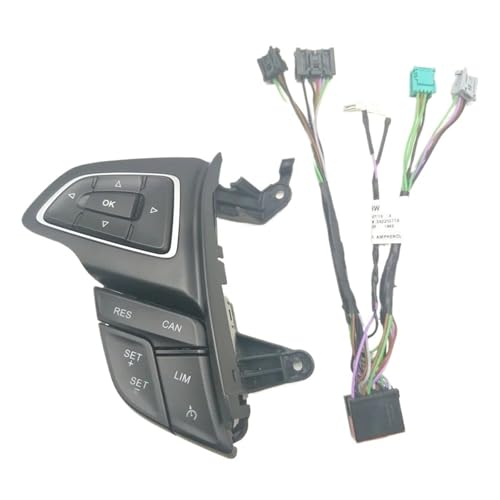 Bouton audio et régulateur de vitesse pour volant Ford Focus MK3 avec contrôle Bluetooth