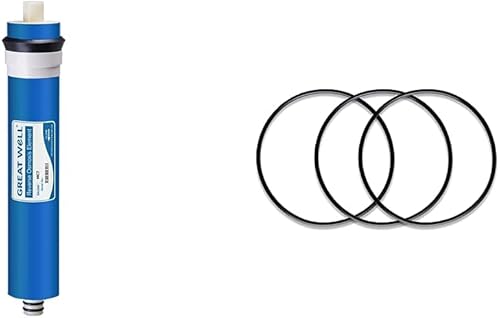 iSpring Greatwell Membrana de ósmosis inversa 75 GPD 11.75 x 1.75 pulgadas, repuesto para junta tórica estándar y de carcasa, 3 12 pulgadas, para