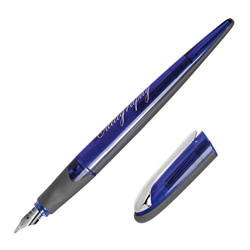 Online Schreibgeräte 10002/3D - Pluma de caligrafía, color azul